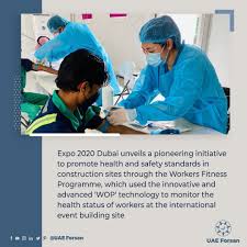Expo 2020 Dubai Unveils A Pioneering Initiative To Promote Health And Safety Standards In Construction Sites Youarere Workout Programs Health And Safety Dubai