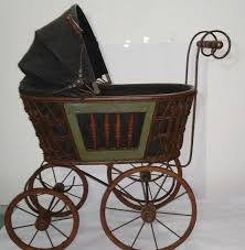 Antigo Carrinho De Boneca Ano 1 900 Estrutura Em