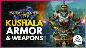 Monster Hunter Rise | New Kushala Armor & Weapon Set - Great for  Handicraft! - YouTube