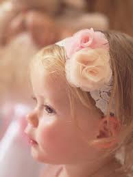Ashley Lace Baby Headband in Pink and Peach Perfect for Parties, Flower  Girls, Cake Smash and Newborn Photoshoots