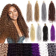 In order to make box braids for white girls, you need to part the hair in individual boxes one at a time. Full Star Water Wave Crochet Hair Extensions Curly Deep Crochet Braids Synthetic Braiding Hair Pure Blonde 99j White Colors Bulk Aliexpress
