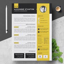 Resume Template Cv Design Template Creative Illustrator Templates Creative Market