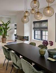 Every Dining Room Needs An Elegant And Unique Dining Table Get Inspired And Check Out More Dining Modern Dining Room Dining Room Industrial Dining Room Lamps