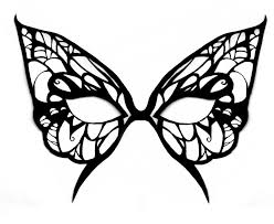 Butterfly Mask Template By Michanxxxsakura On Deviantart Masquerade Mask Template Animal Mask Templates Mask Template