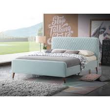 This is done by providing durable support that does not wear down. Light Blue Retro Linen Queen Platform Bed With A 50 In Tall Headboard No Box Spring Required Overstock 25618121