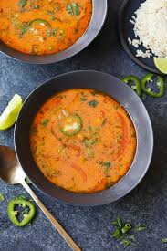 Turn off heat and stir in lime juice. Spicy Coconut Thai Curry Soup Vegan Fit Foodie Finds