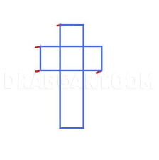 That's a perfect idea to play with kids. How To Draw A 3d Cross Step By Step Drawing Guide By Thisismyname Dragoart Com