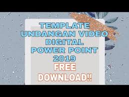 Contoh undangan resmi dan tidak resmi by digital marketing berlian invitation medium. Tutorial Buat Video Undangan Digital Di Power Point Template Video Undangan Digital Power Point Youtube