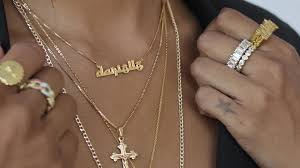 Modern Name Plate Necklace