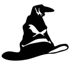 Harry Potter Sorting Hat Vinyl Decal 3 Multiple Colors Harry Potter Stencils Harry Potter Sorting Hat Harry Potter Sorting