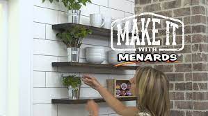 For matt back of garage performax plete steel storage. Floating Shelves Material List At Menards
