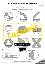 Oadb is also a sector. Arc Lengths Worksheets Cazoomy