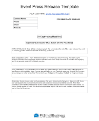 Events, both before and after they are held, represent one of the most common subjects of press releases. How To Write A Press Release Arxiusarquitectura