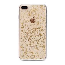Rose And Gold Flaked Clear Case In 2020 Iphone Cases Clear Iphone Case Rose Gold Case