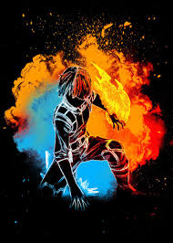 Soul Of The Ice And Fire Metal Poster Donnie Displate In 2020 Hero Poster My Hero Academia Episodes Hero Wallpaper