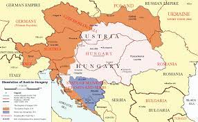 Mapa de austria político con nombres (ciudades y regiones); Austria Hungria Mapa Austria Hungria Mapa De 1900 Europa Occidental Europa