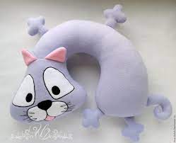 podushka podgolovnik kot matvej zakazat na yarmarke masterov 3x9vvru podushki krivoj rog podushka dlya shei zhivotnye iz tkani tryapichnye kukly