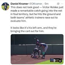 Robles injury.