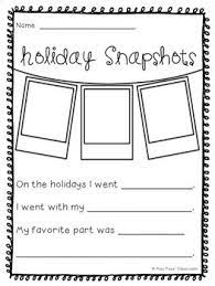 Top 25 esl kindergarten activities. Holiday Snapshots Recount Writing American And Australian Recount Writing Holidays Writing Activities Holiday Writing