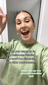 Bathroom Warm-Up Mishap by Annoying Singer