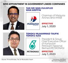 In this malay name, the name wan ariffin is a patronymic, not a family name, and the person should be referred to by the given name, zulkiflee. Tengku Muhammad Taufik Named Petronas President Wan Zulkiflee Joins Malaysia Airlines As Chairman Borneo Post Online