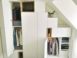 Amenager l espace sous un escalier salon viving. Caissons Spaceo Leroy Merlin Portes Cuisine Ikea Peridot Maisons Sesame Par Pitrouf Sur For Dressing Sous Combles Caisson Cuisine Ikea Amenagement Dressing