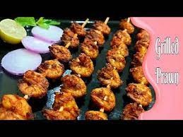 Grilled Prawns In Tamil Tandoori Prawn Recipe Otg Oven Shrimp Recipes Youtube Grilled Prawns Prawn Recipes Recipes