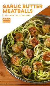 Garlic Butter Meatballs Dinner Of Champs Recipe Zoodle Recipes Recipes Cooking Recipes