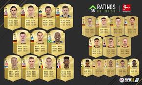 Use this tool to create a fifa ultimate team (fut) card. Fifa 18 Ratings Refresh Bundesliga