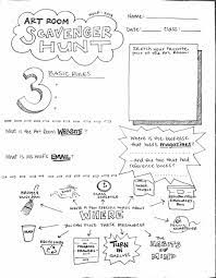 Art Room Scavenger Hunt Art Room Teacher Planning Art Classroom
