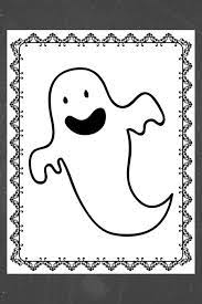 Here's a cute baby ghost colouring page to print for your halloween activities with the kids! Ghost Coloring Pages Life Is Sweeter By Design