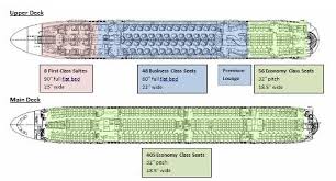 Qatar Airways A380 Seat Map Business Class Airbus A380