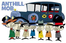 The Ant Hill Mob Are A Group Of 1920s Gangsters Who Competed In Wacky Races Their Names Are The Gang Drove In Car Number 7 Cartoon Cartoon Crazy Old Cartoons Does your car have any idea why my car pulled it over? the ant hill mob are a group of 1920s