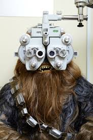 Growl Grumble Grunt Hans Solo S Spacecraft Co Pilot Chewbacca Understands The Importance Of Regular Eye Tests To Ensure His Ey Optometry Eye Care Eye Exam