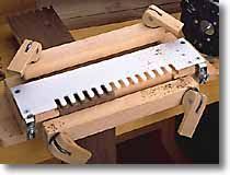 This jig takes the hassle out of cutting the slots for the keys. Dovetail Jig Woodworking Plan Dovetail Jig Woodworking Router Woodworking