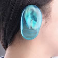 If your idea of a root touch up is a product that won't come off until your next wash day, then try rita hazan's spray. Ear Covers Ear Cap Earmuffs For Hair Coloring Shower Hair Dye Ear Covers Waterproof Ear Protector Coloring Shower Waterproof Bathing Salon Blue Buy Online In Bahamas At Bahamas Desertcart Com Productid 81188861