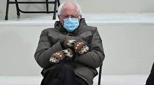 Senator bernie sanders has one of the most iconic images from president joe biden's inauguration , and the internet turned it into a viral meme. 8fbbfqciwi7sbm