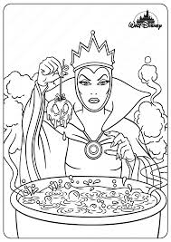 Printable disney the evil queen coloring pages. Printable Disney The Evil Queen Coloring Pages