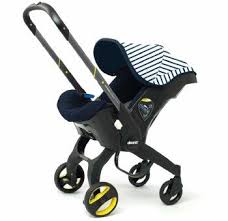 Doona Infant Car Seat Stroller Limited Edition Navy Blue Stripped Stroller Baby Car Seats Car Seat Stroller
