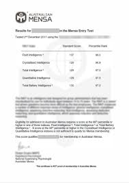 Full Report On Test Results Australian Mensa Inc