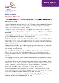 Media Release Media Release