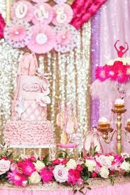 I've always loved this party theme for little girls! 36 Most Popular Girl 1st Birthday Themes 1st Birthday Party For Girls Ballerina Birthday Parties Girls Birthday Party Themes