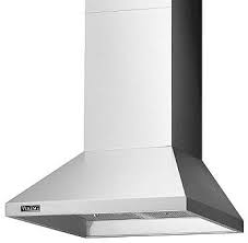 Stainless steel range hood stainless steel exhaust hoods stainless steel stove vent hood stainless steel hood fan stainless steel hood filter stainless price: Viking Rvch330ss 30 Inch Wall Mount Chimney Range Hood With 460 Cfm Internal Blower Heat Sensor Halogen Lights Adjustable Duct Cover And Convertible To Recirculating Stainless Steel