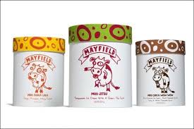 Mayfield Ice Packaging Design De Embalagens Embalagens Sorvete