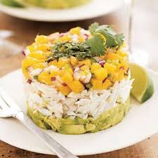 Mango Avacado Crab Salad Recettes De Cuisine Cuisine Nourriture