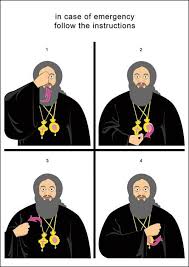 Follow Instructions Sign Of The Cross In Case Of Emergency Greek Memes