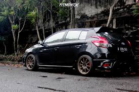 2015 toyota yaris tire sizes / tires / toyota / yaris / 2015 select your vehicle. 2015 Toyota Yaris Ce With 17x7 5 Volk Ce28n And Accelera 215x45 On Coilovers 517356 Fitment Industries