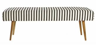 Housedoctor Bench Bench Stripe Schwarz Weiss Gestreiften 115x40x40 Cm Zwart Wit Interieur Woonkamer Interieur