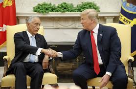 Abdool karim vakil salientou a honra. Trump Meets President Of Portugal At White House