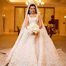 Iraqi Beauty Manifested Through Ramikadi Bridal Flawlessness With Mrs Noor Al Falahy In Her Wedding Ceremon Fairytale Wedding Gown Wedding Dresses Bride Dress
